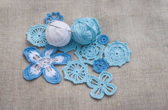 Cotton yarns and Irish lace