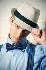 elegant young man