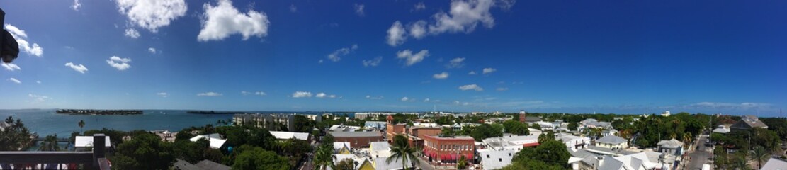 Panoramic shot of Key West, Florid