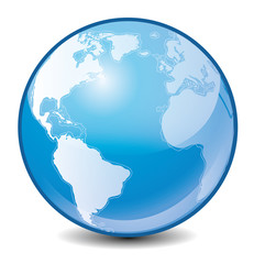 Naklejka premium earth