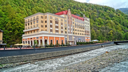 Obraz premium Sochi - Russian ski resort 