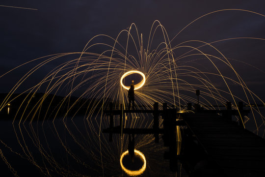 Feuerring am See