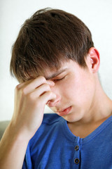 Fototapeta premium Sad Young Man
