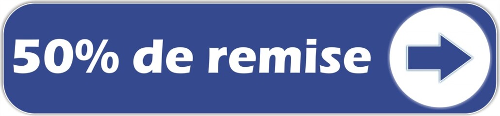 bouton 50% de remise