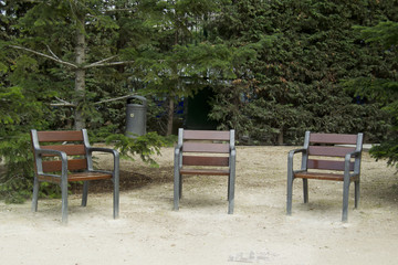 Obraz premium three chairs