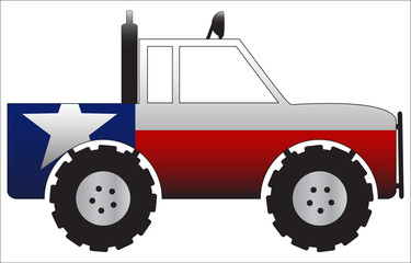 Naklejka premium Texas Truck