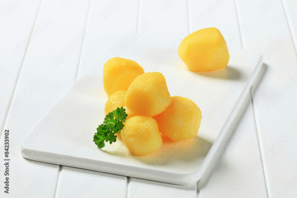 Poster cooked potatoes