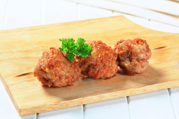 Meatball skewer