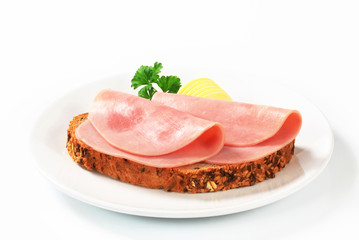 Bread and ham