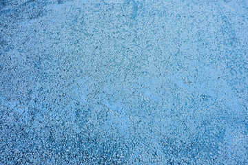 Fototapeta na wymiar soil background blue asphalt road bike path 