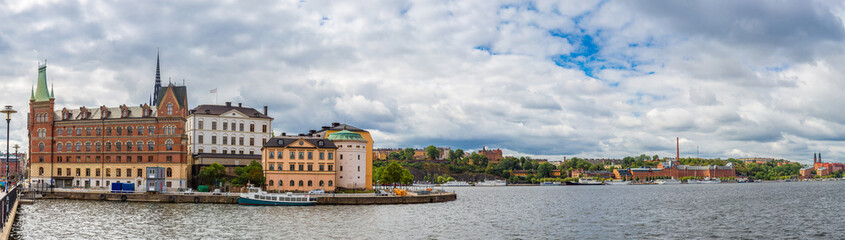 Naklejka na ściany i meble Panorama of Stockholm, Sweden
