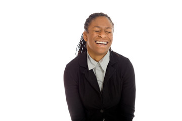 Furious model screaming