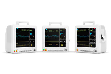 Fototapeta premium Health care portable cardiac monitoring equipment