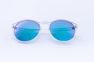 Object sunglasses isolated on the white
