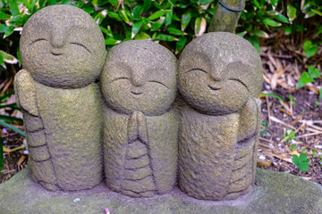 Smile statue in Kamakura, Japan