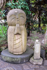 Smile statue in Kamakura, Japan / Smile Buddha stature in Kamakura, Japan