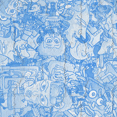 Blue wallpaper character
