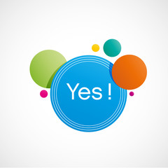 yes!,acceptation concept
