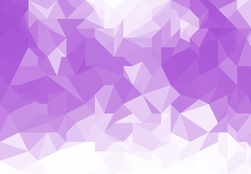 Purple light abstract geometric background texture.