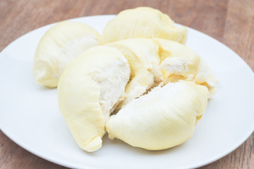 Delicious fresh ripe thai durian.