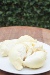 Fototapeta na wymiar Delicious fresh ripe thai durian.