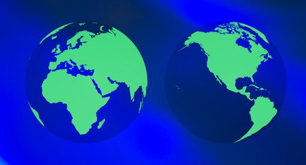 Green ecology presentation background