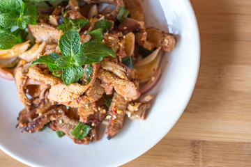 spicy thai food