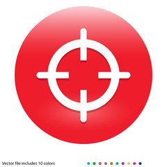 Obraz premium Multicolored App Button