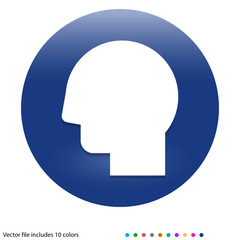 Multicolored App Button