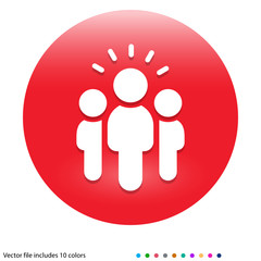 Multicolored App Button