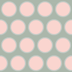 vector pattern of pastel poka dots - 84245729