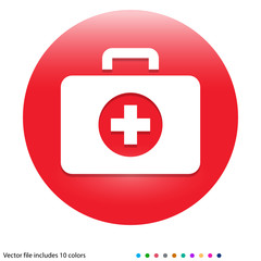 Fototapeta premium Multicolored App Button