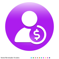 Multicolored App Button