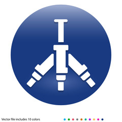 Multicolored App Button