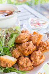 bread with minced pork