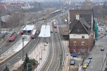 Railway station Worms am Rhein