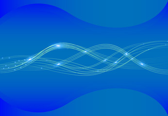 Abstract line wave energy
