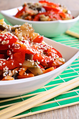Vegetables in an Asian style
