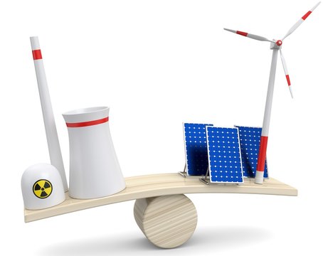 Kernenergie oder erneuerbare energien