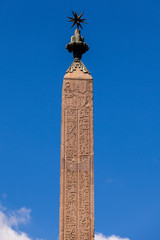 Fototapeta na wymiar Obelisco Pinciano in Villa Borghese in Rom