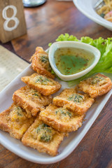 bread with minced pork