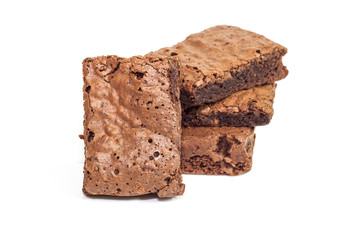 Pile of brownies