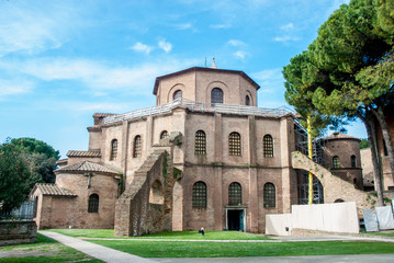 Fototapeta na wymiar Basilica Of San Vitale, Ravenna, Italy