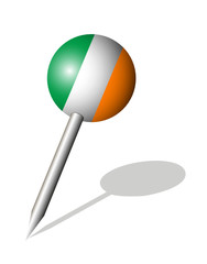 „Irland„ Stecknadel,
