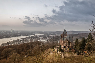 View over Bonn, Germany and 