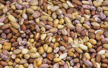 background of pistachio nuts