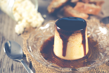 Cheese flan