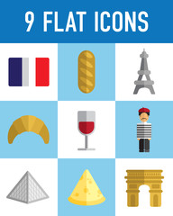 France flat icon