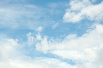 blue sky background with clouds