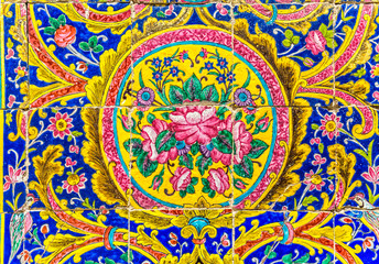 Golestan Palace tiles detail